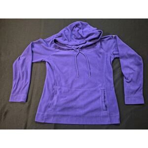 Columbia Women's Lightweight Fleece Pullover Hoodie Sweatshirt Size Large
